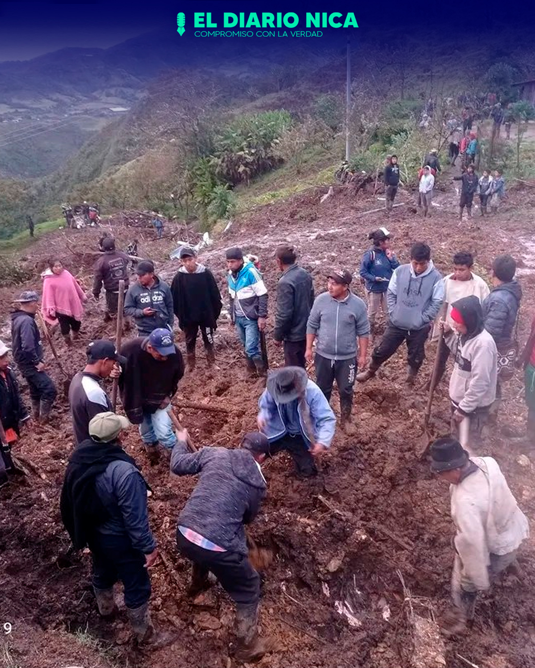 Una familia entera es víctima de deslave en Cauca, Colombia