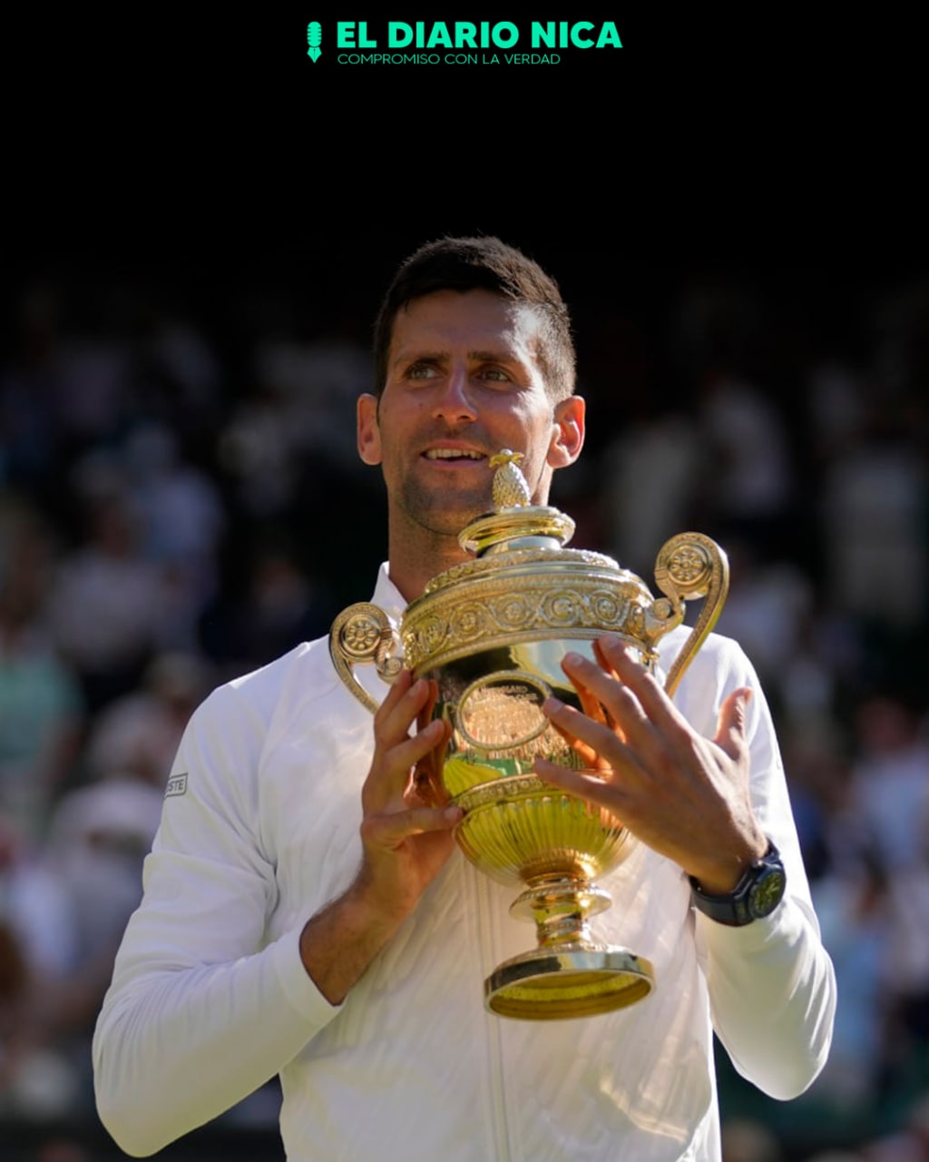 Djokovic gana su 7mo trofeo de Wimbledon