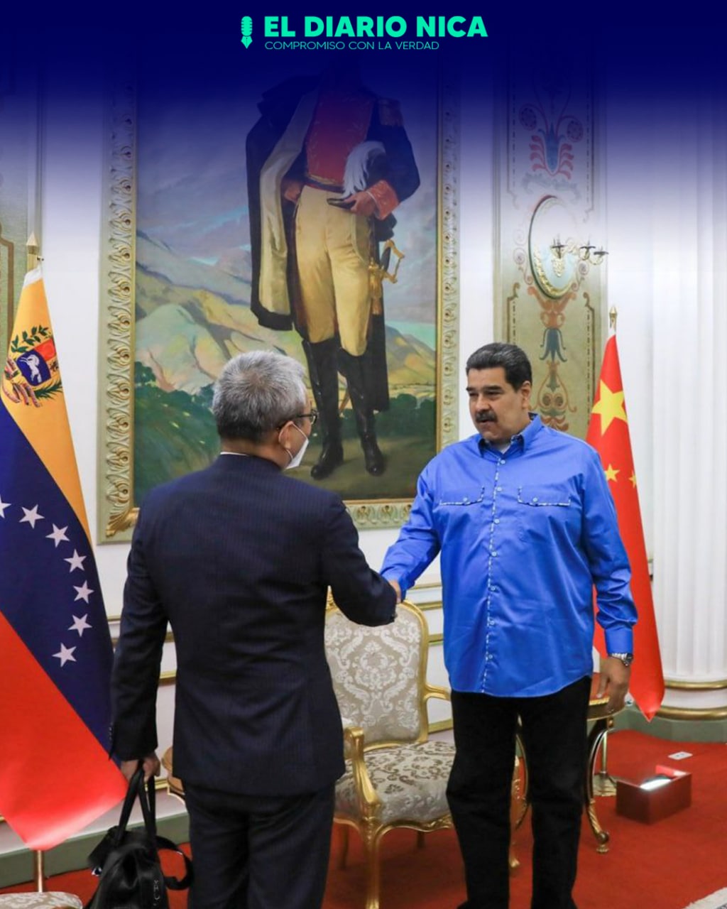 Nicolás Maduro recibe a funcionario de China