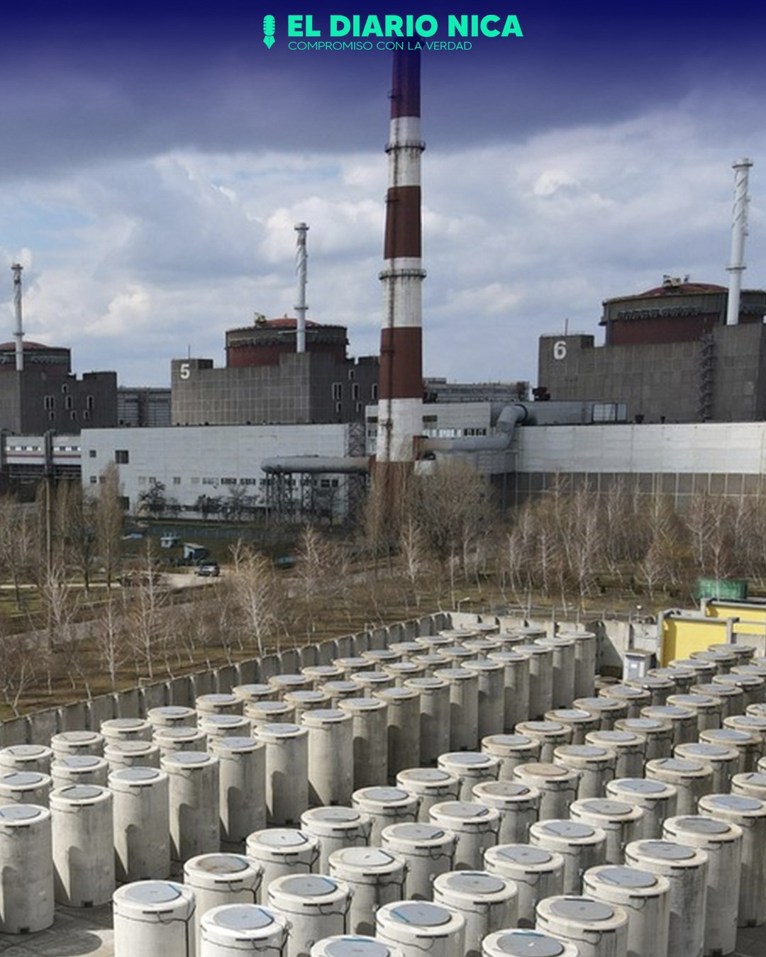 Ucrania lanza ataques a la central nuclear de Zaporozhie