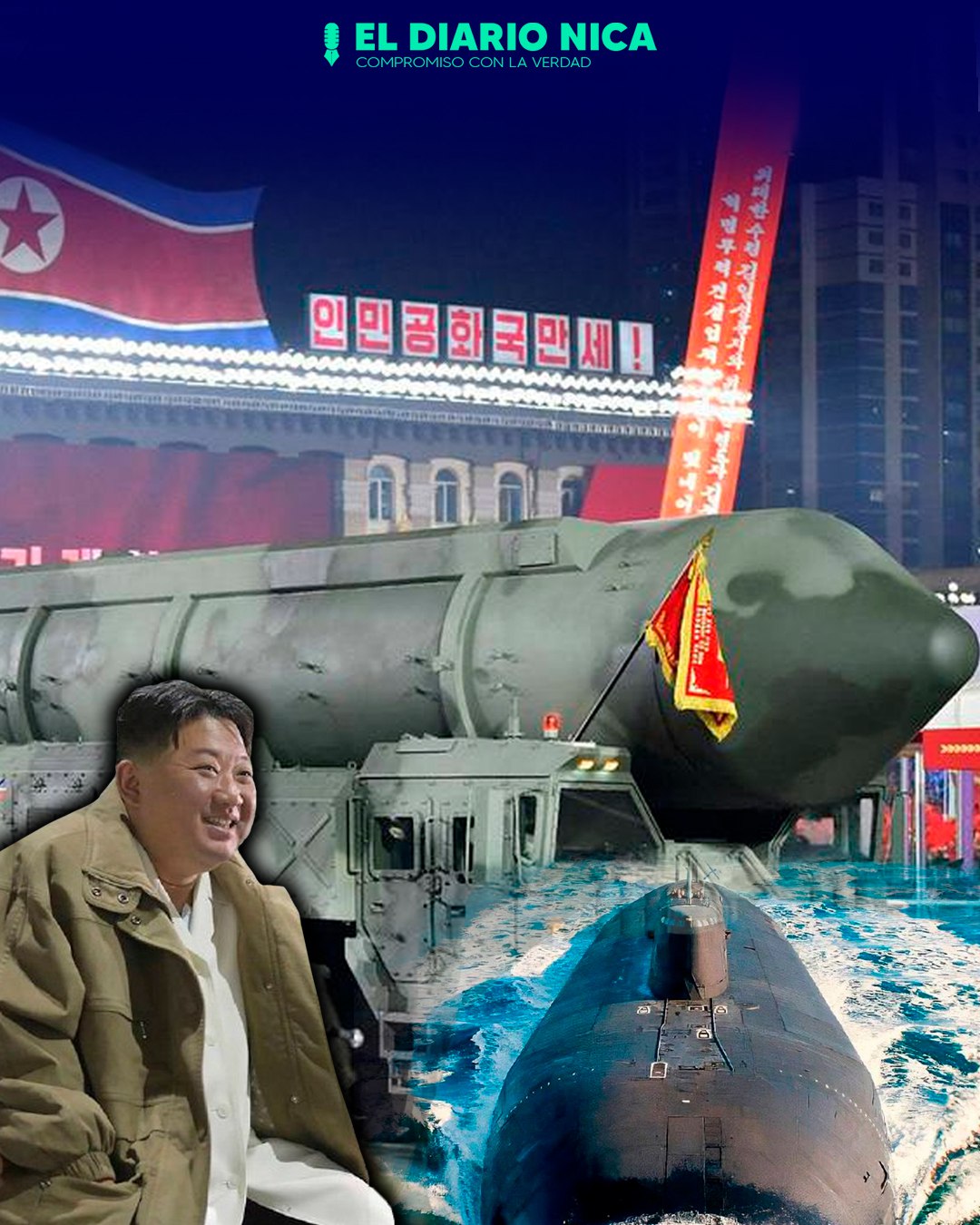 Tsunami radiactivo superpoderoso de Corea del Norte