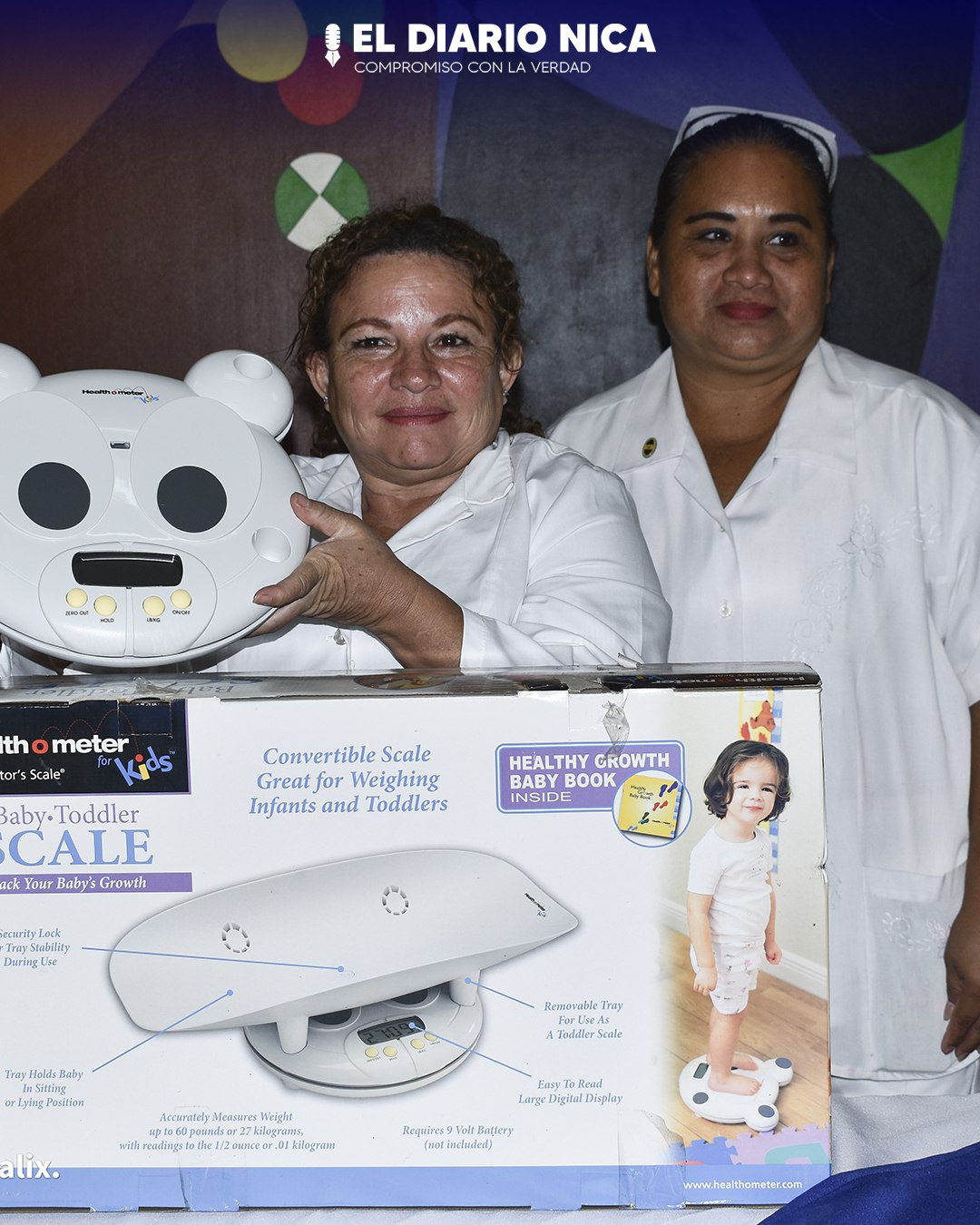 Entregan balanzas pediátricas