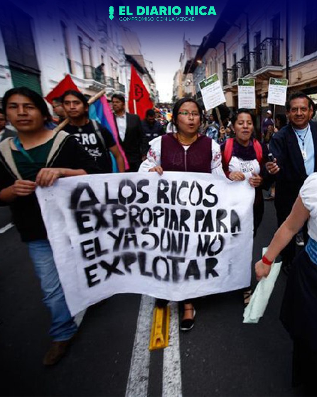 Indígenas de Ecuador rechazan extracción petrolera en Yasuní