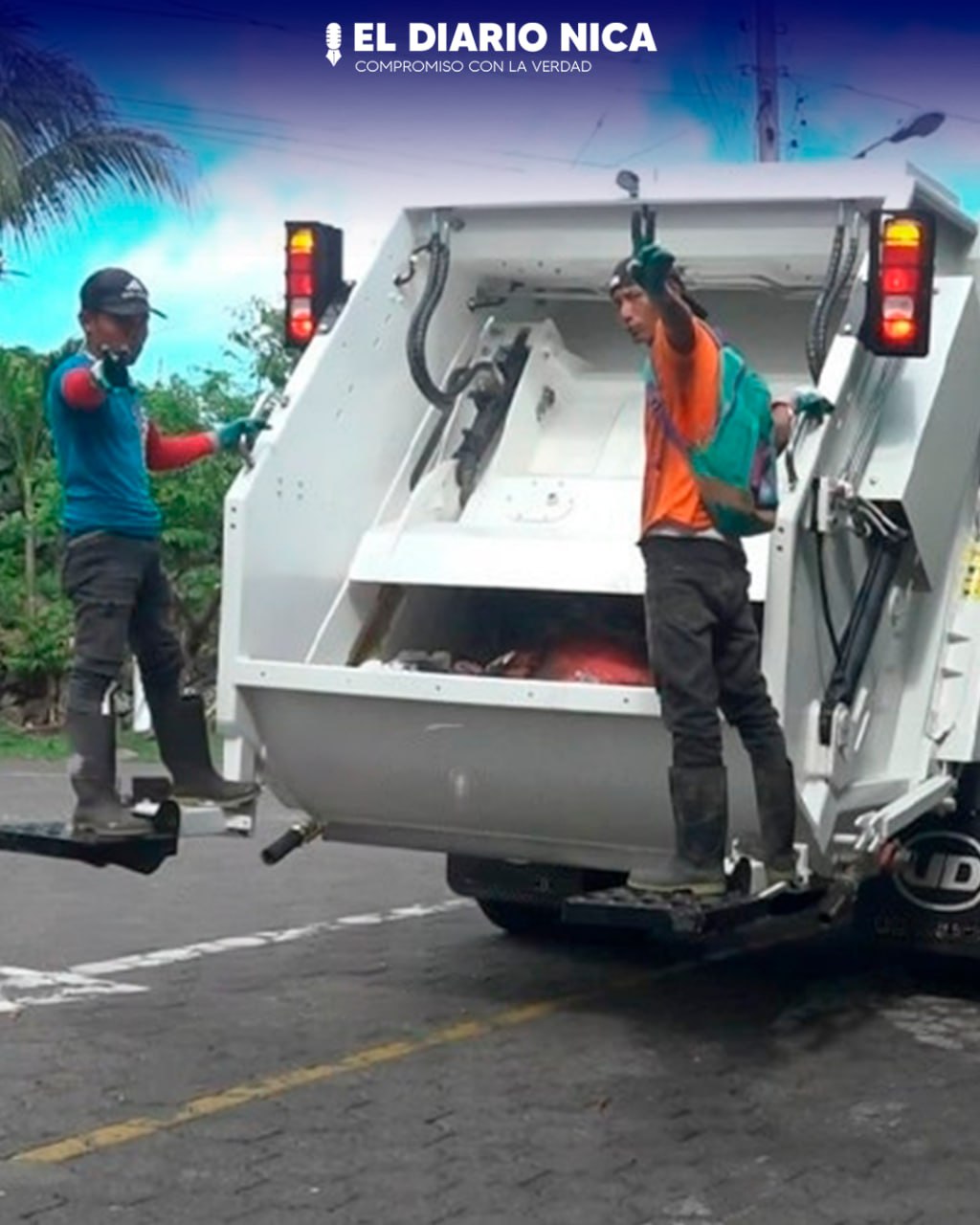 Nuevo camión de limpieza en la Isla de Ometepe