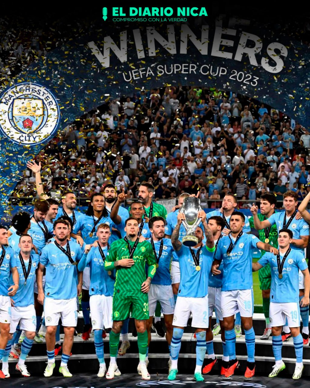 El City es campeón de la supercopa europea