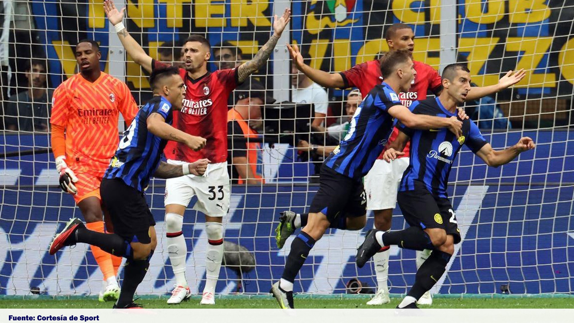 Inter establece récord sobre el Milan