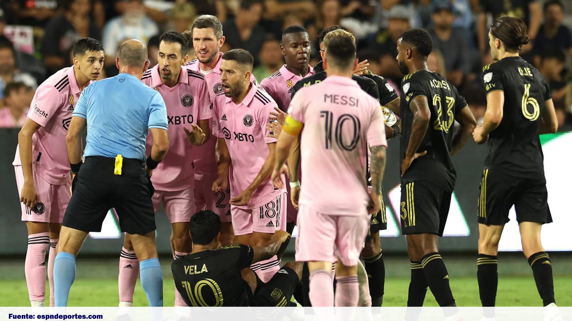 Celebridades en duelo LAFC vs. Inter Miami