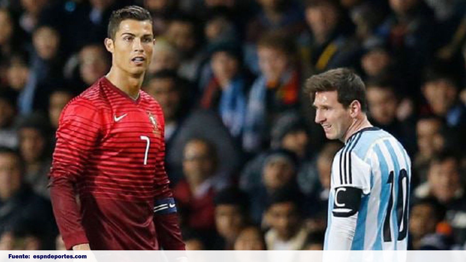 Cristiano habla sobre su rivalidad con Messi