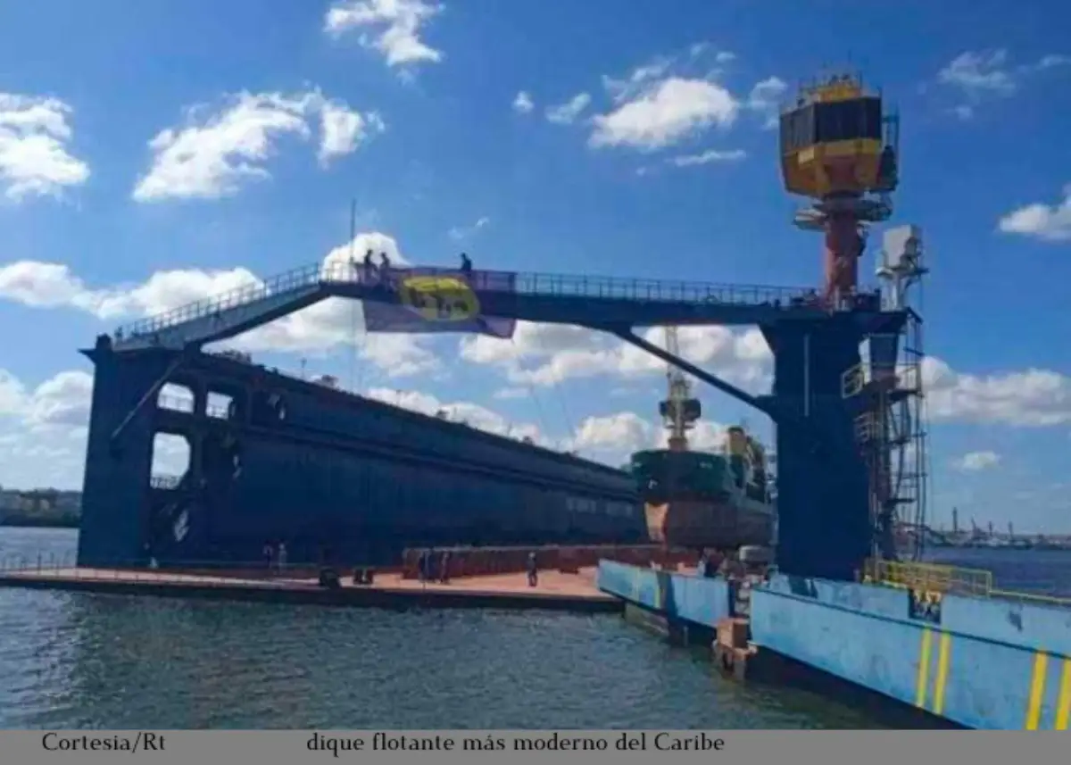 Cuba navega hacia el futuro inauguración del dique flotante vanguardista
