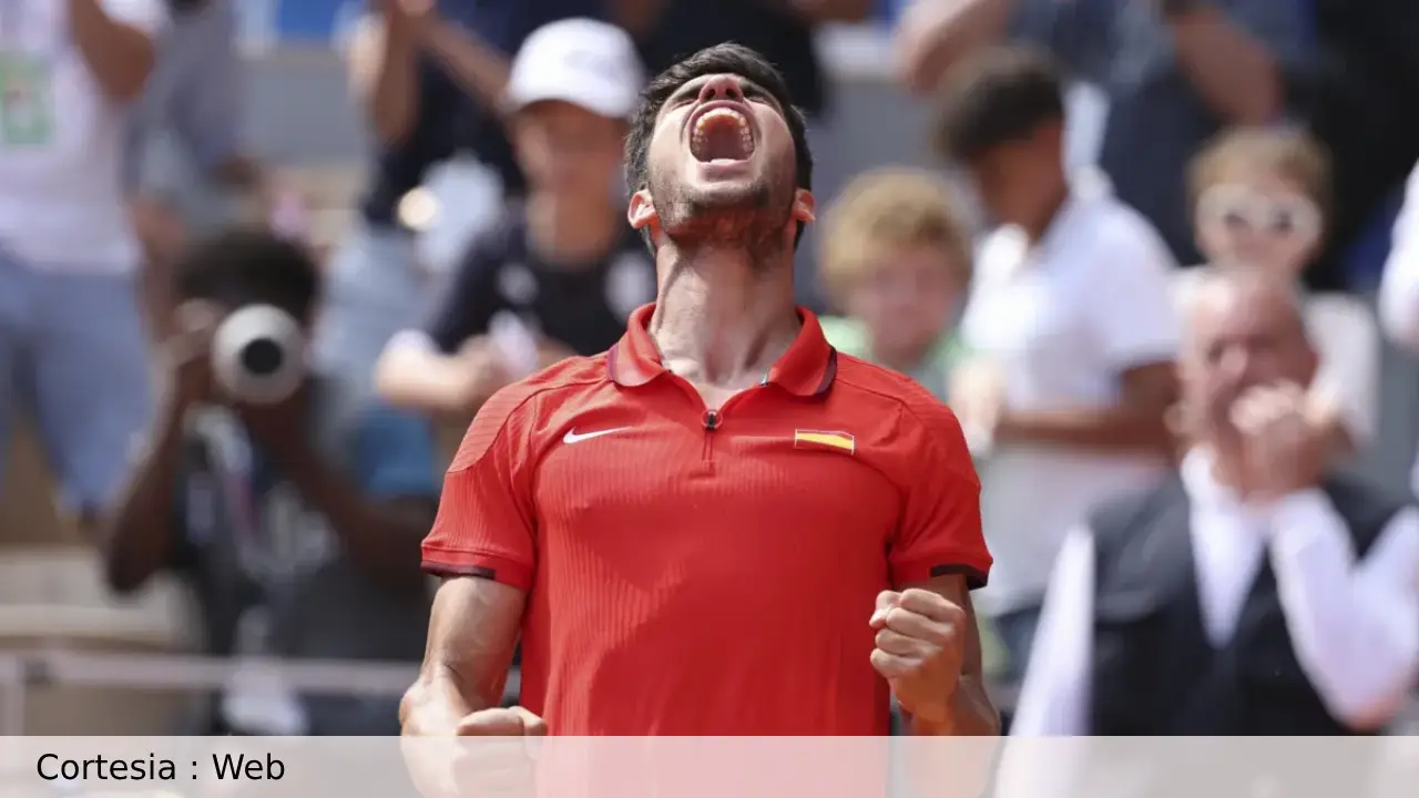 Alcaraz arrasa a Auger-Aliassime y competirá por el oro en París