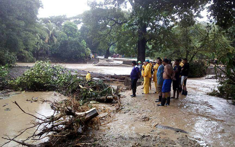 Lluvias en Rivas provocan crecida de ríos y colapso de viviendas