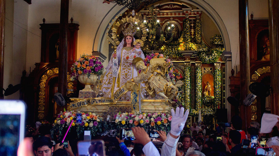 Celebración de la Virgen de Merced en León