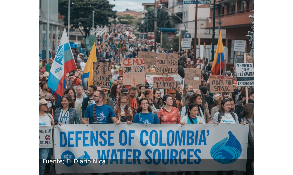 Colombia convoca una marcha en defensa de sus fuentes hídricas