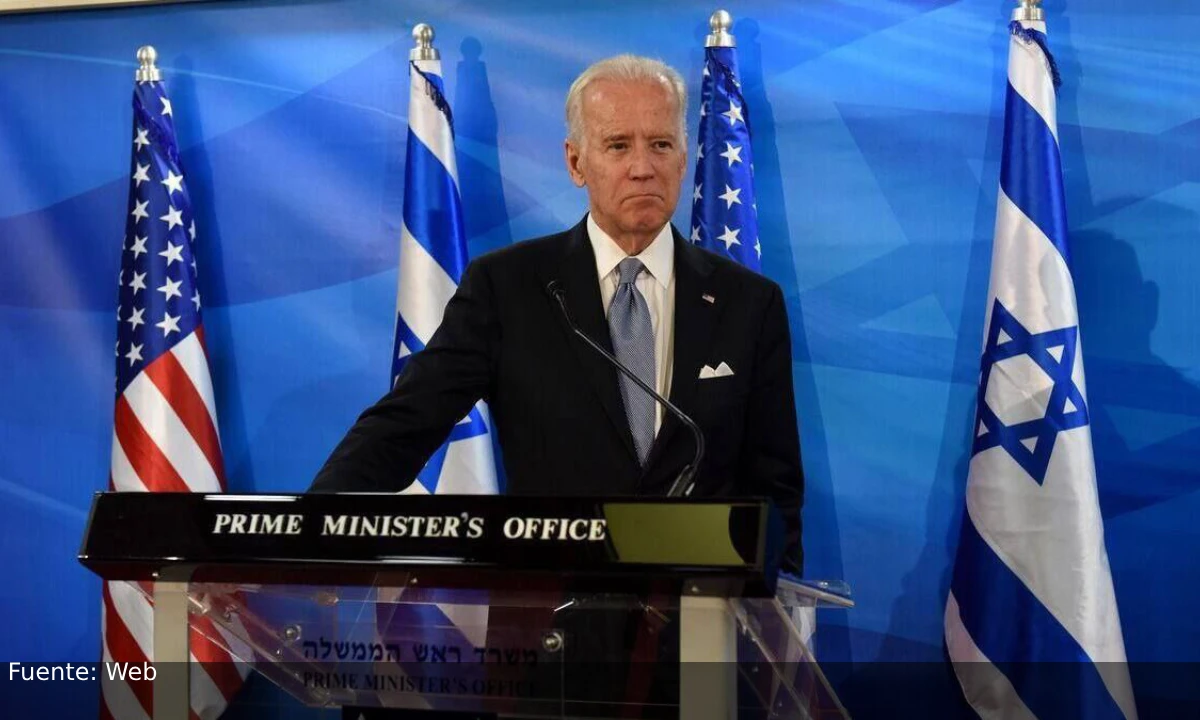 Joe Biden, aceptó la implicación de EEUU en la agresión israelí contra Gaza