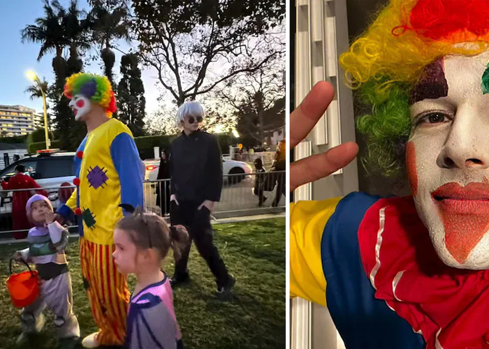 Así fue la divertida noche de Halloween de Ricky Martin y sus hijos