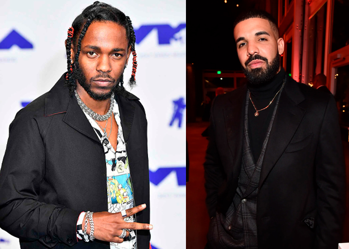 Drake y Kendrick Lamar en los tribunale