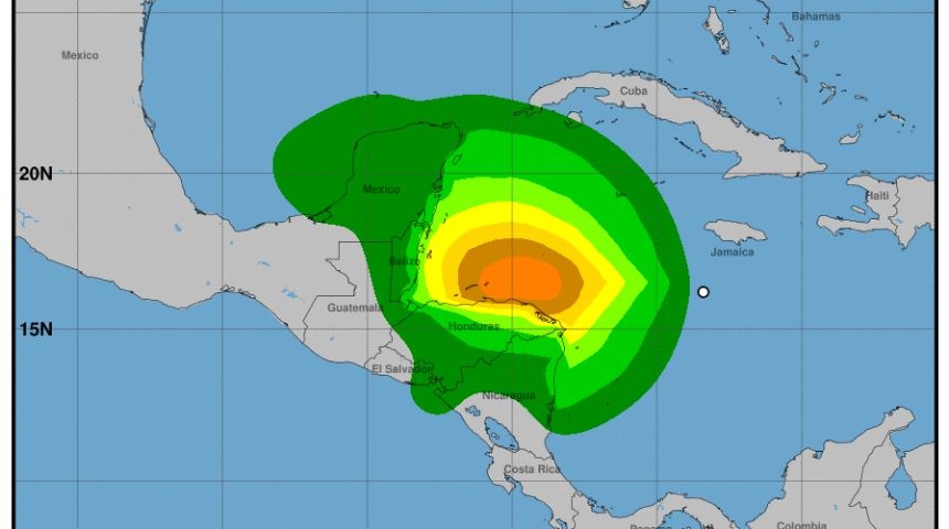 Posible formación de tormentas en Honduras y Nicaragua