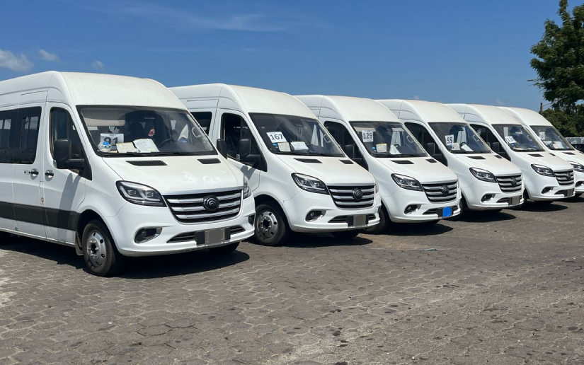 Carazo recibe 100 nuevos autobuses Yutong