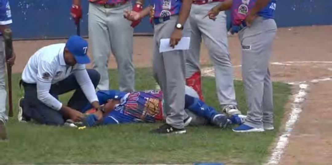 Pelotero de Chontales es lesionado en un juego