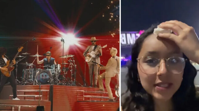 Fan de Morat recibe baquetazo en la frente y TikTok explota