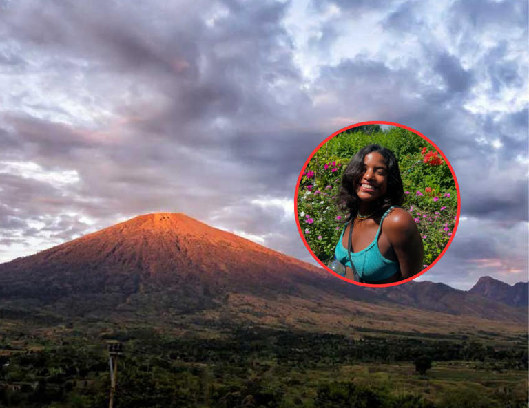 Indignación por brasileña atrapada en volcán activo