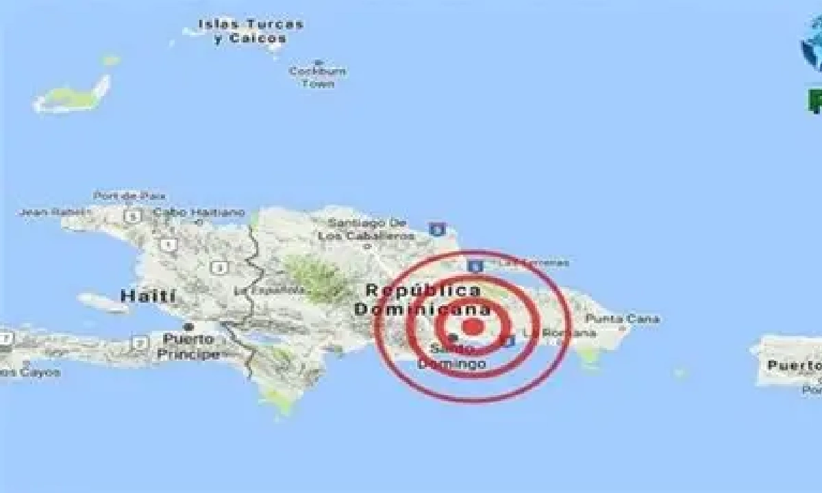 Sismo sacude las costas de República Dominicana
