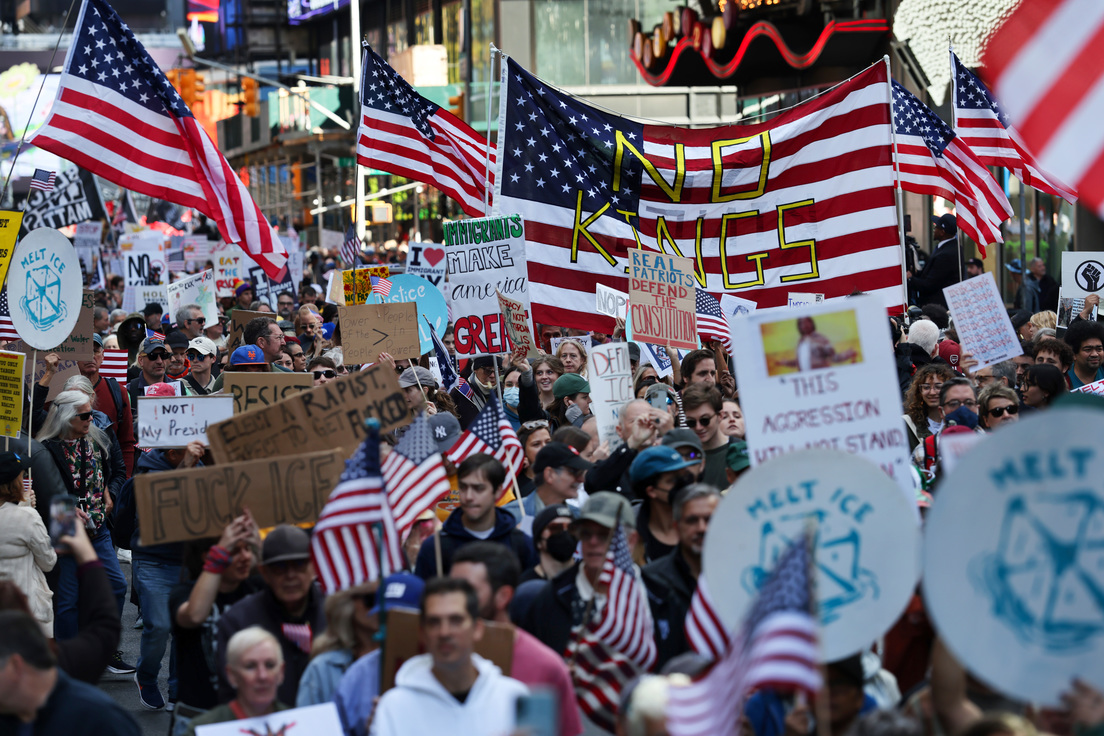 «No Kings», Protestas anti-Trump a gran escala