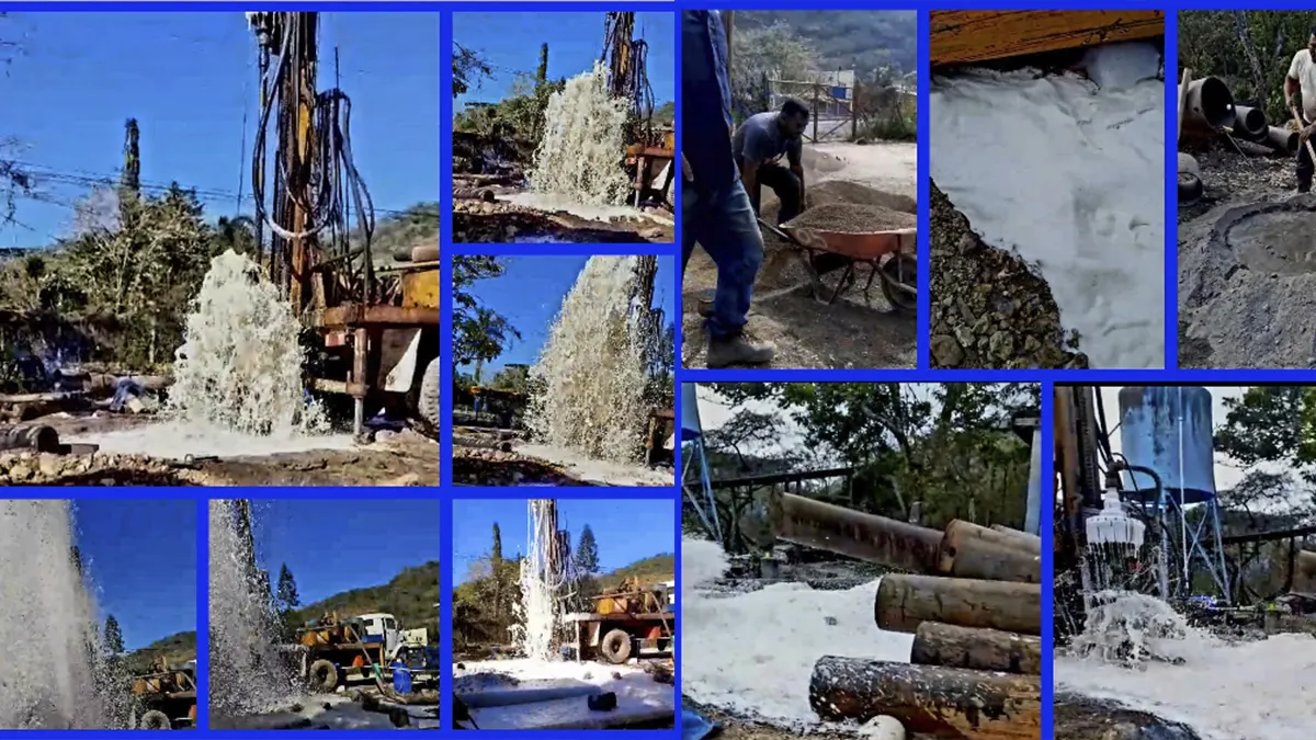 Avanza construcción de nuevo pozo de agua en la zona sur de Jinotega